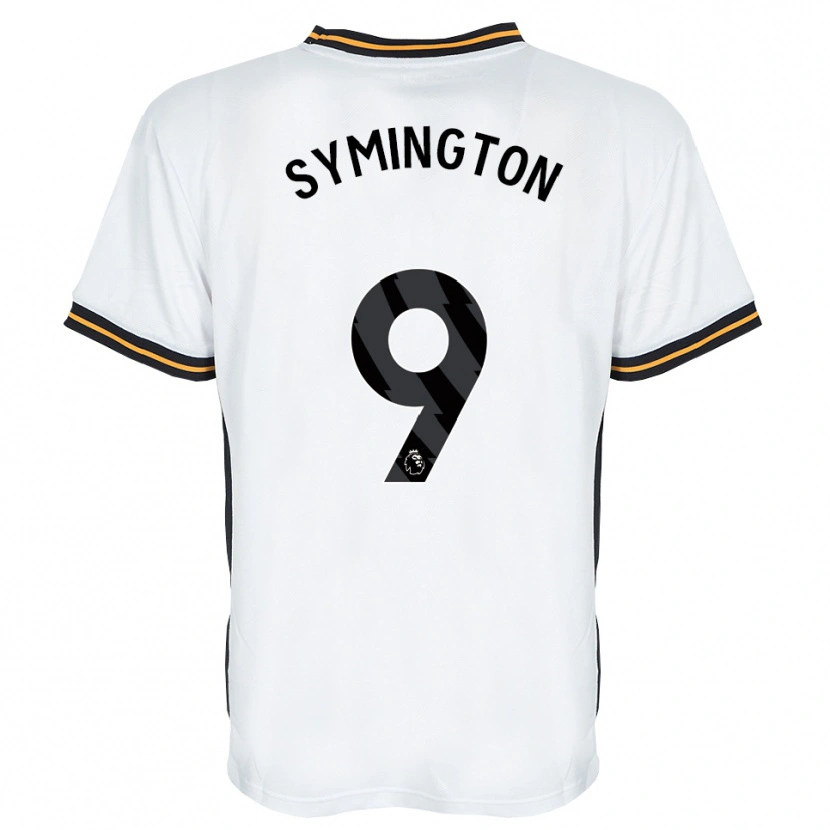Danxen Kinder Jo Symington #9 Weiß Orange Schwarz Auswärtstrikot Trikot 2026/27 T-Shirt