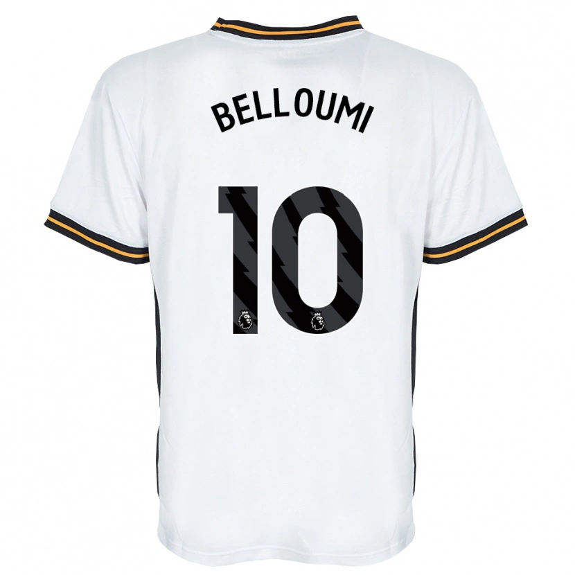 Danxen Kinder Mohamed Belloumi #10 Weiß Orange Schwarz Auswärtstrikot Trikot 2026/27 T-Shirt