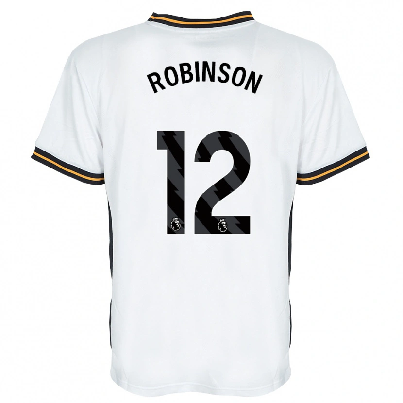 Danxen Kinder Ben Robinson #12 Weiß Orange Schwarz Auswärtstrikot Trikot 2026/27 T-Shirt