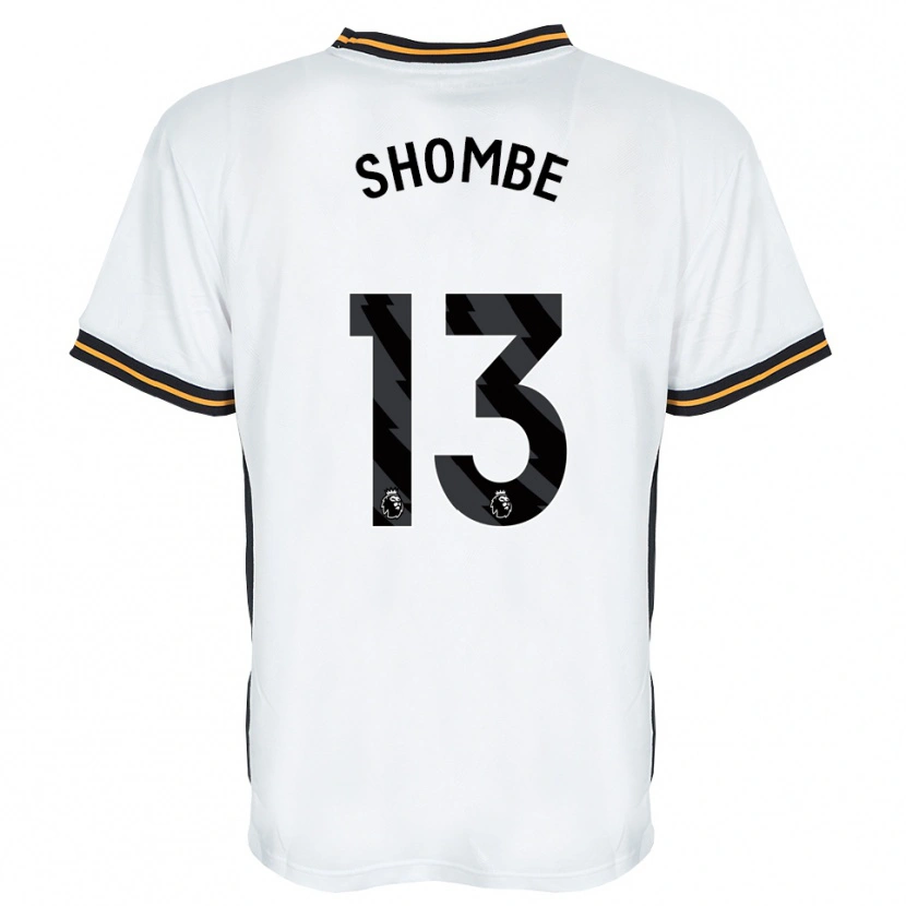 Danxen Kinder Khiani Shombe #13 Weiß Orange Schwarz Auswärtstrikot Trikot 2026/27 T-Shirt