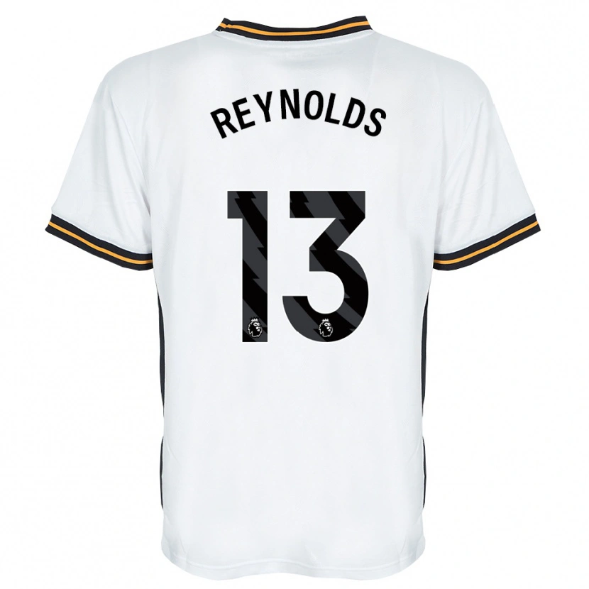 Danxen Kinder Kerr Reynolds #13 Weiß Orange Schwarz Auswärtstrikot Trikot 2026/27 T-Shirt
