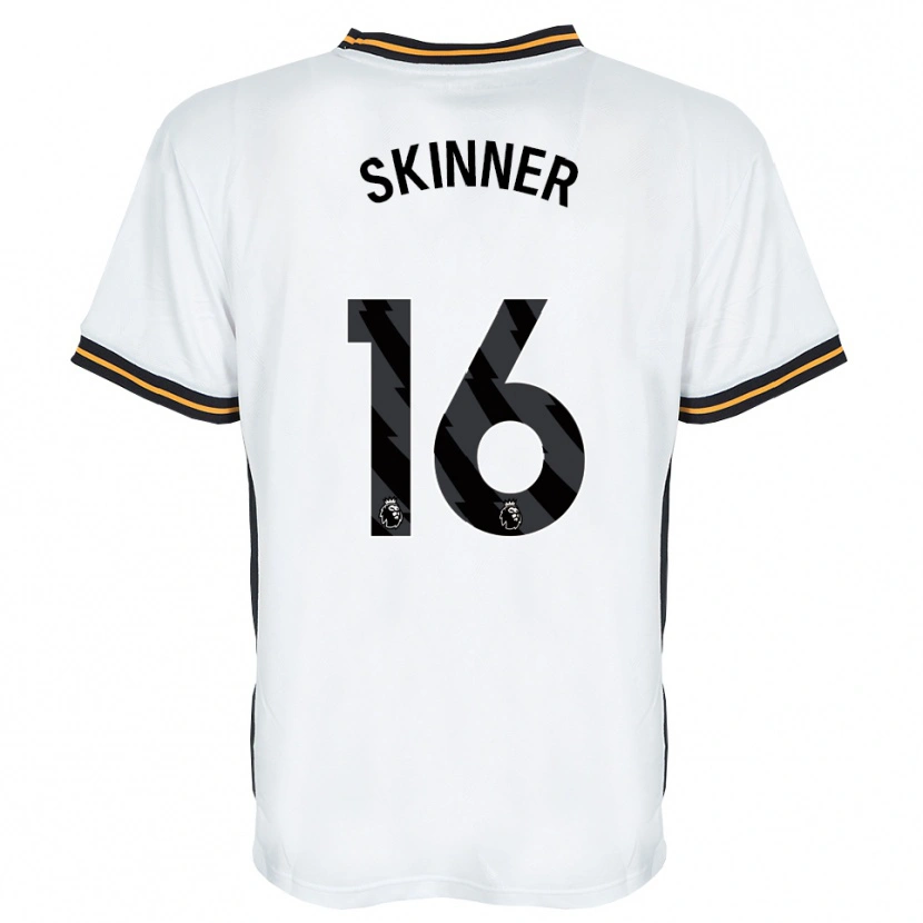 Danxen Kinder Harley Skinner #16 Weiß Orange Schwarz Auswärtstrikot Trikot 2026/27 T-Shirt