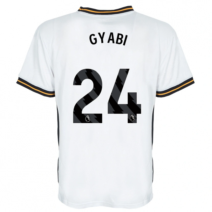 Danxen Kinder Darko Gyabi #24 Weiß Orange Schwarz Auswärtstrikot Trikot 2026/27 T-Shirt