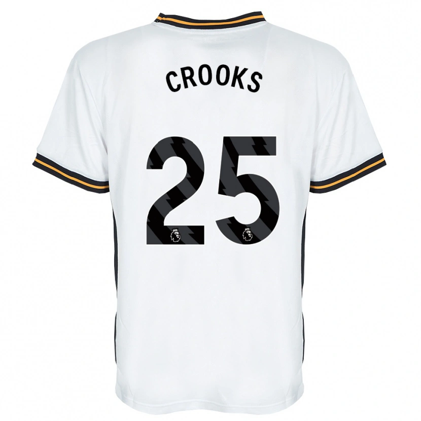 Danxen Kinder Matt Crooks #25 Weiß Orange Schwarz Auswärtstrikot Trikot 2026/27 T-Shirt