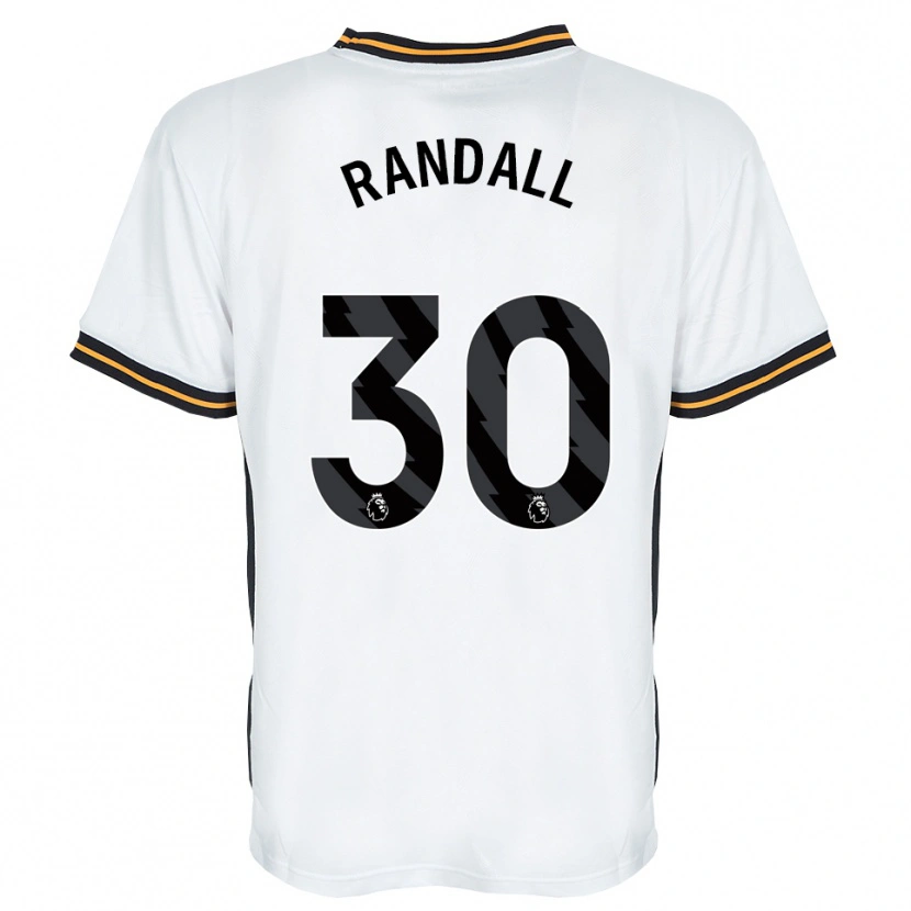 Danxen Kinder Jennifer Randall #30 Weiß Orange Schwarz Auswärtstrikot Trikot 2026/27 T-Shirt