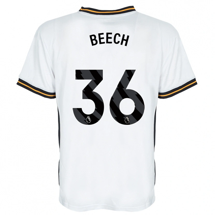 Danxen Kinder Amy Beech #36 Weiß Orange Schwarz Auswärtstrikot Trikot 2026/27 T-Shirt