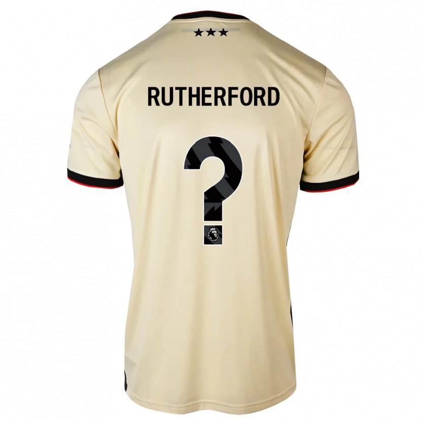 Danxen Kinder Ella Rutherford #0 Zitronen-Chiffon Schwarz Rot Auswärtstrikot Trikot 2026/27 T-Shirt