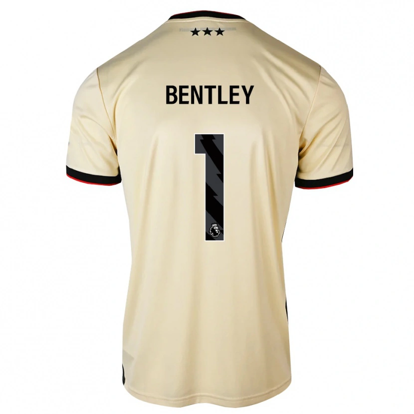 Danxen Kinder Josh Bentley #1 Zitronen-Chiffon Schwarz Rot Auswärtstrikot Trikot 2026/27 T-Shirt