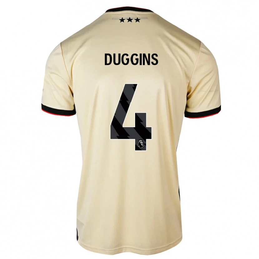 Danxen Kinder Harvey Duggins #4 Zitronen-Chiffon Schwarz Rot Auswärtstrikot Trikot 2026/27 T-Shirt