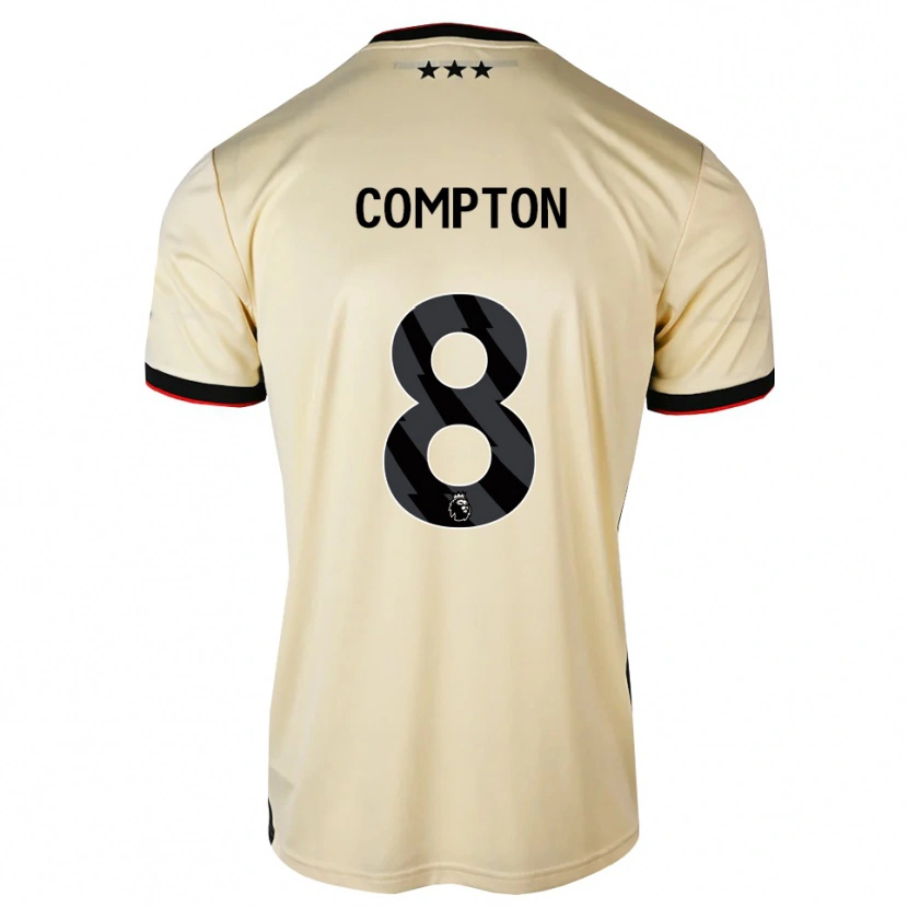 Danxen Kinder Charlie Compton #8 Zitronen-Chiffon Schwarz Rot Auswärtstrikot Trikot 2026/27 T-Shirt