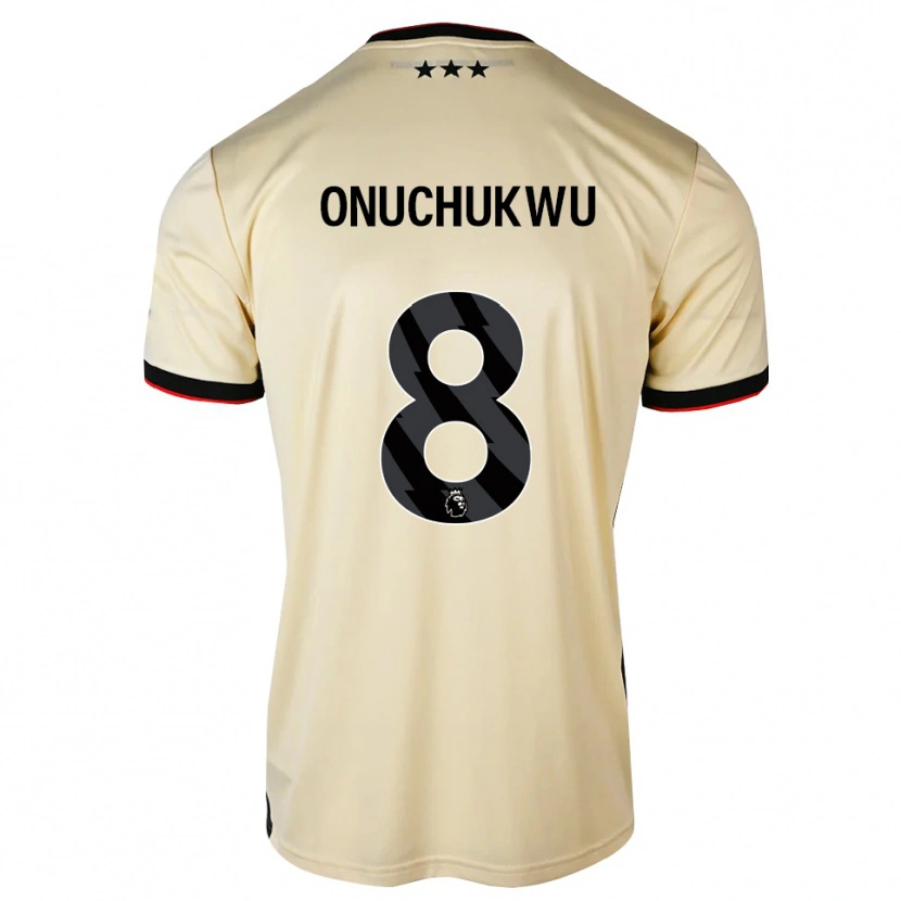 Danxen Kinder Abube Onuchukwu #8 Zitronen-Chiffon Schwarz Rot Auswärtstrikot Trikot 2026/27 T-Shirt