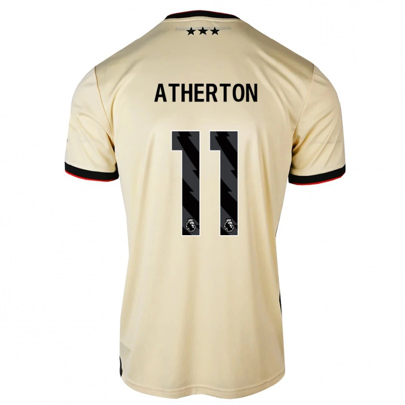 Danxen Kinder Chris Atherton #11 Zitronen-Chiffon Schwarz Rot Auswärtstrikot Trikot 2026/27 T-Shirt