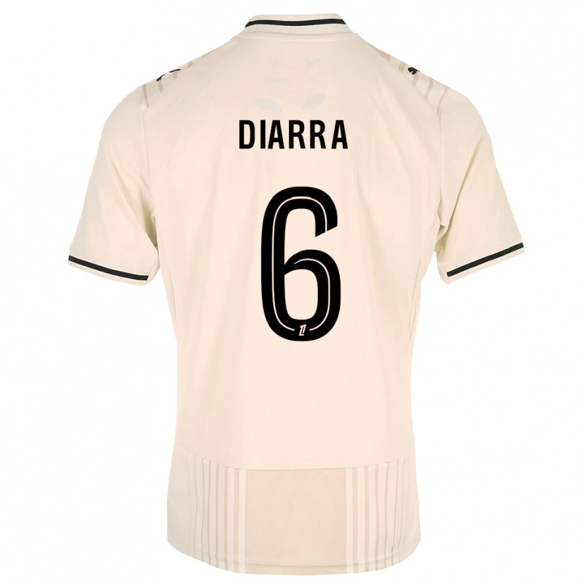 Danxen Kinder Salimou Diarra #6 Altgold Schwarz Antikweiß Auswärtstrikot Trikot 2026/27 T-Shirt