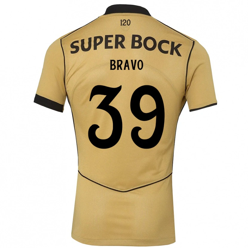 Danxen Kinder Bravo #39 Goldgelb Schwarz Auswärtstrikot Trikot 2026/27 T-Shirt