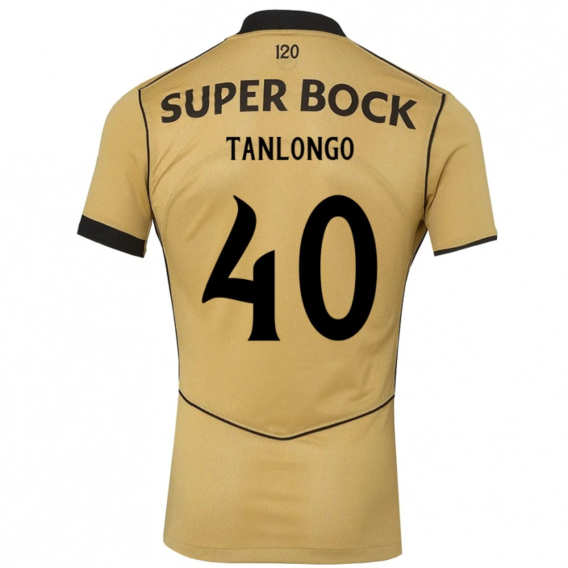 Danxen Kinder Mateo Tanlongo #40 Goldgelb Schwarz Auswärtstrikot Trikot 2026/27 T-Shirt