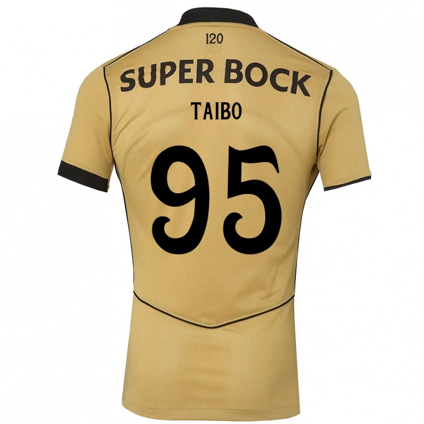 Danxen Kinder Lucas Taibo #95 Goldgelb Schwarz Auswärtstrikot Trikot 2026/27 T-Shirt