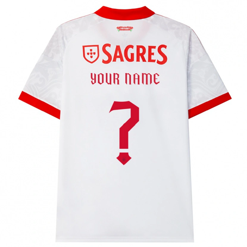 Danxen Kinder Ihren Namen #0 Weiß Rot Gelb Auswärtstrikot Trikot 2026/27 T-Shirt