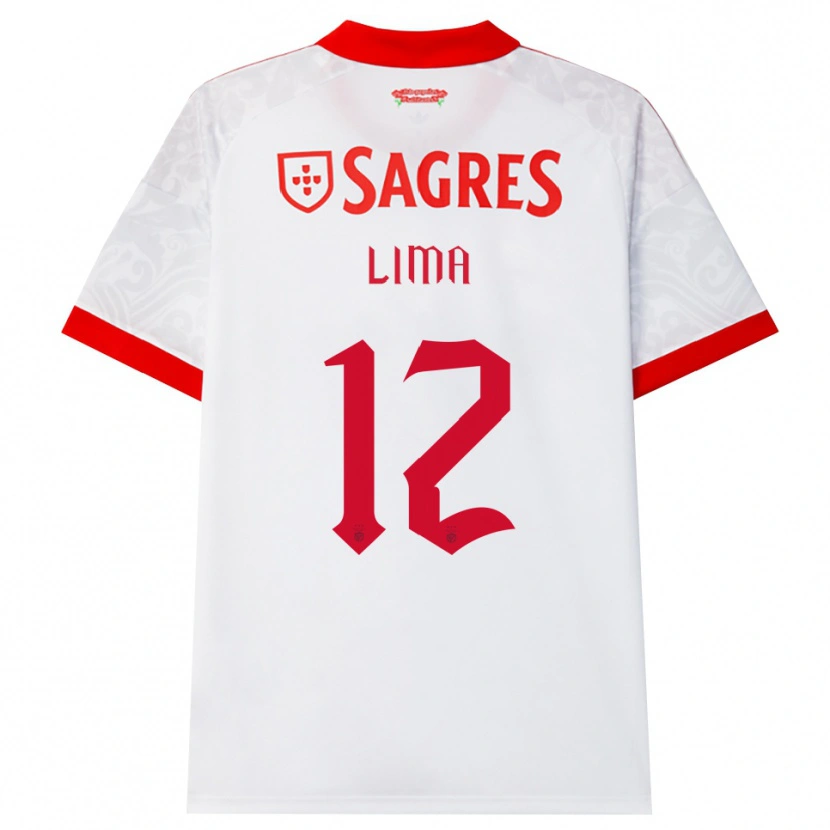 Danxen Kinder Thaís Lima #12 Weiß Rot Gelb Auswärtstrikot Trikot 2026/27 T-Shirt