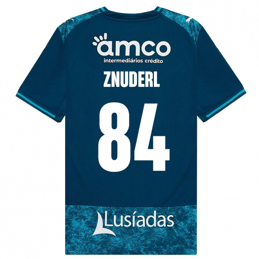 Danxen Kinder Tai Znuderl #84 Dunkelschiefergrau Mitteltuerkis Auswärtstrikot Trikot 2026/27 T-Shirt