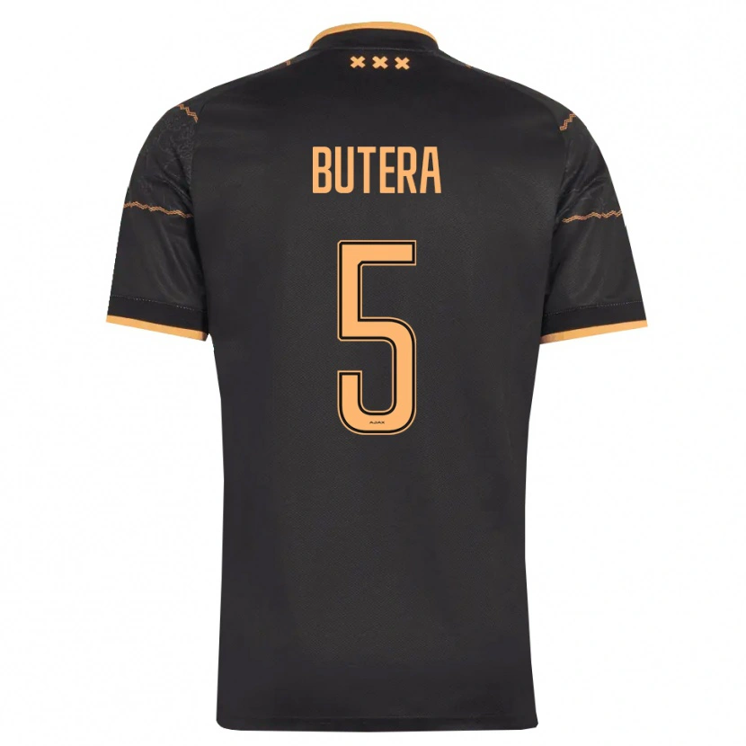Danxen Kinder Ethan Butera #5 Schwarz Orange Auswärtstrikot Trikot 2026/27 T-Shirt