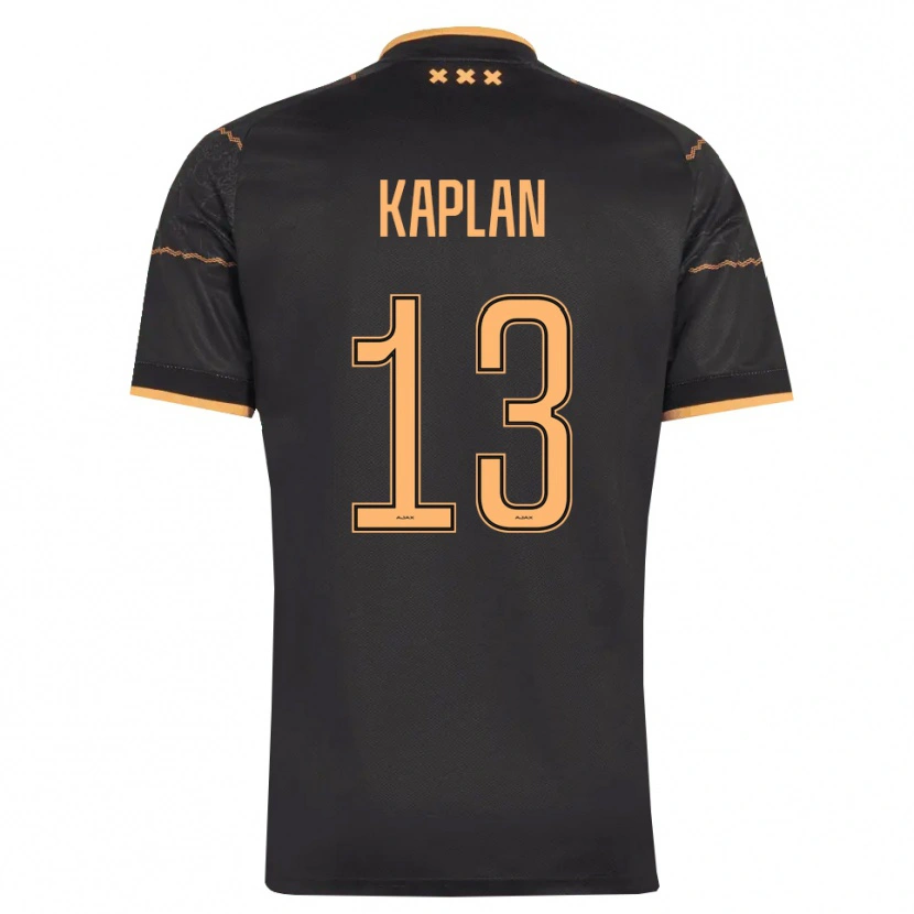Danxen Kinder Ahmetcan Kaplan #13 Schwarz Orange Auswärtstrikot Trikot 2026/27 T-Shirt