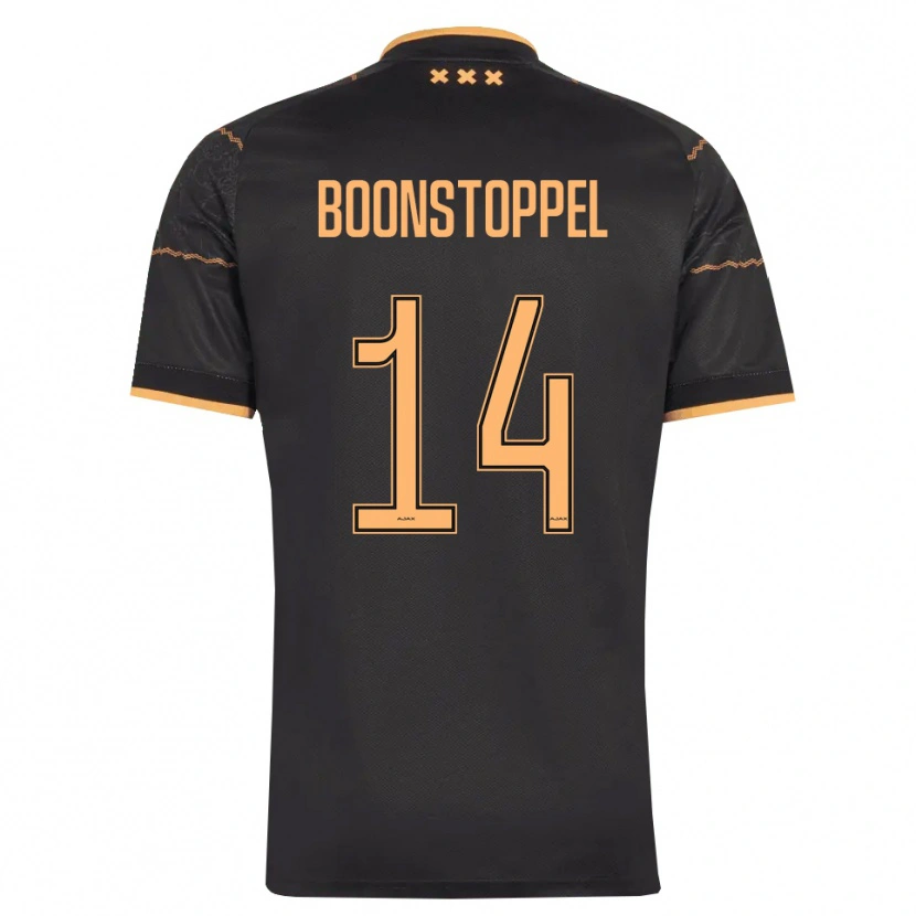 Danxen Kinder Jesse Boonstoppel #14 Schwarz Orange Auswärtstrikot Trikot 2026/27 T-Shirt
