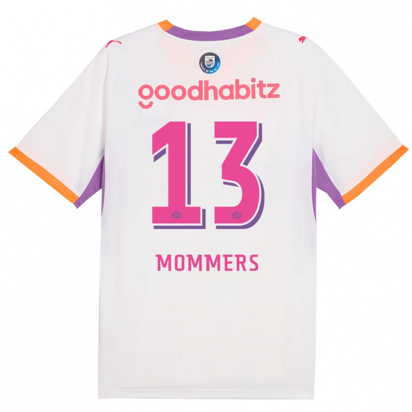 Danxen Kinder Ryan Mommers #13 Weiß Violett Orange Auswärtstrikot Trikot 2026/27 T-Shirt