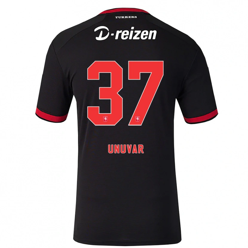 Danxen Kinder Naci Ünüvar #37 Rot Weiß Schwarz Auswärtstrikot Trikot 2026/27 T-Shirt