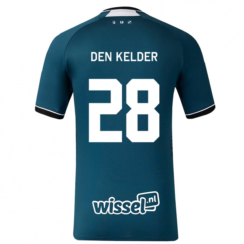 Danxen Kinder Gera Op Den Kelder #28 Dunkelschiefergrau Weiß Auswärtstrikot Trikot 2026/27 T-Shirt