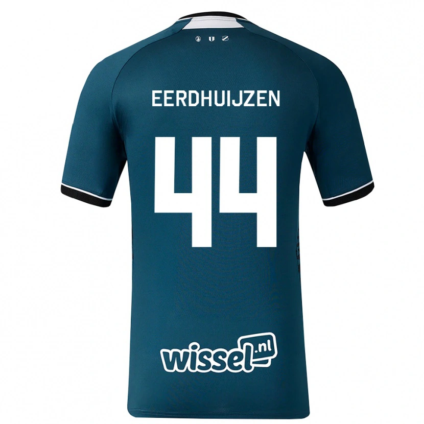 Danxen Kinder Mike Eerdhuijzen #44 Dunkelschiefergrau Weiß Auswärtstrikot Trikot 2026/27 T-Shirt