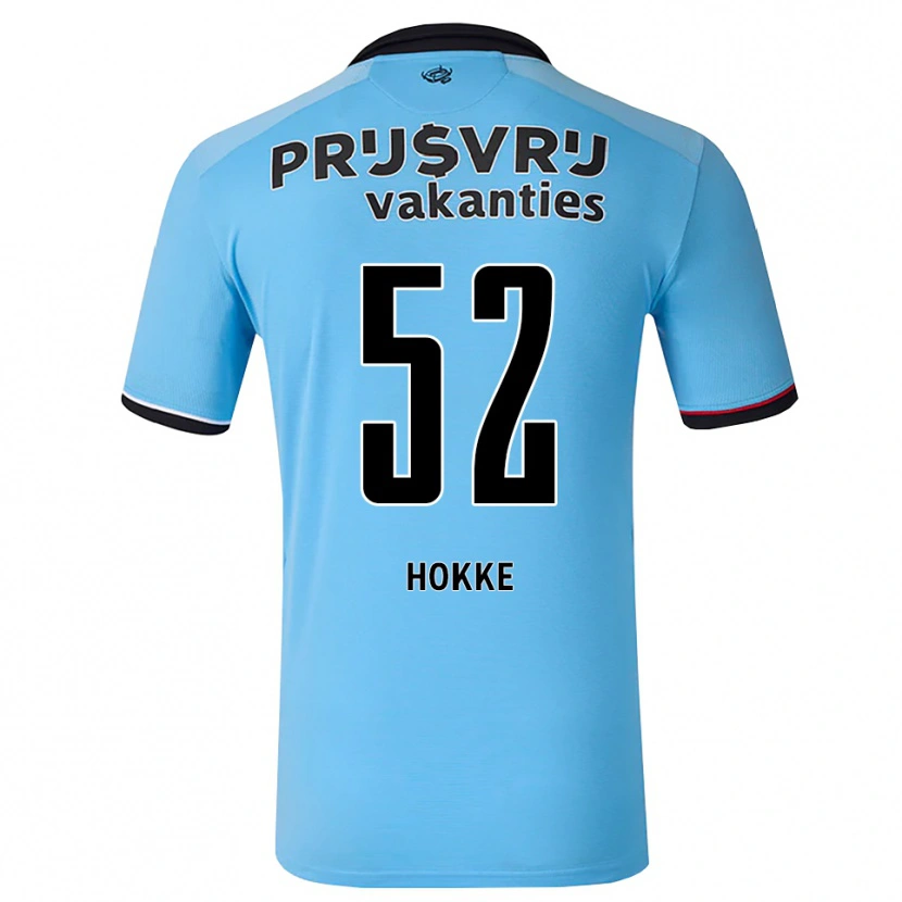 Danxen Kinder Milan Hokke #52 Tiefhimmelblau Schwarz Rot Auswärtstrikot Trikot 2026/27 T-Shirt