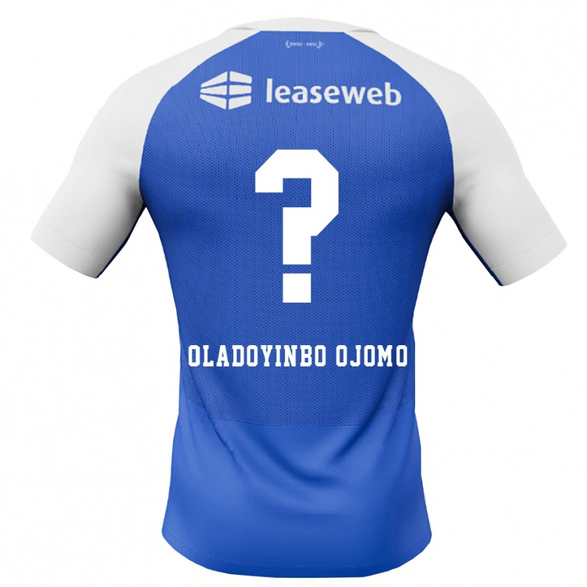Danxen Kinder Jeremiah Oladoyinbo Ojomo #0 Himmelblau Rot Weiß Auswärtstrikot Trikot 2026/27 T-Shirt