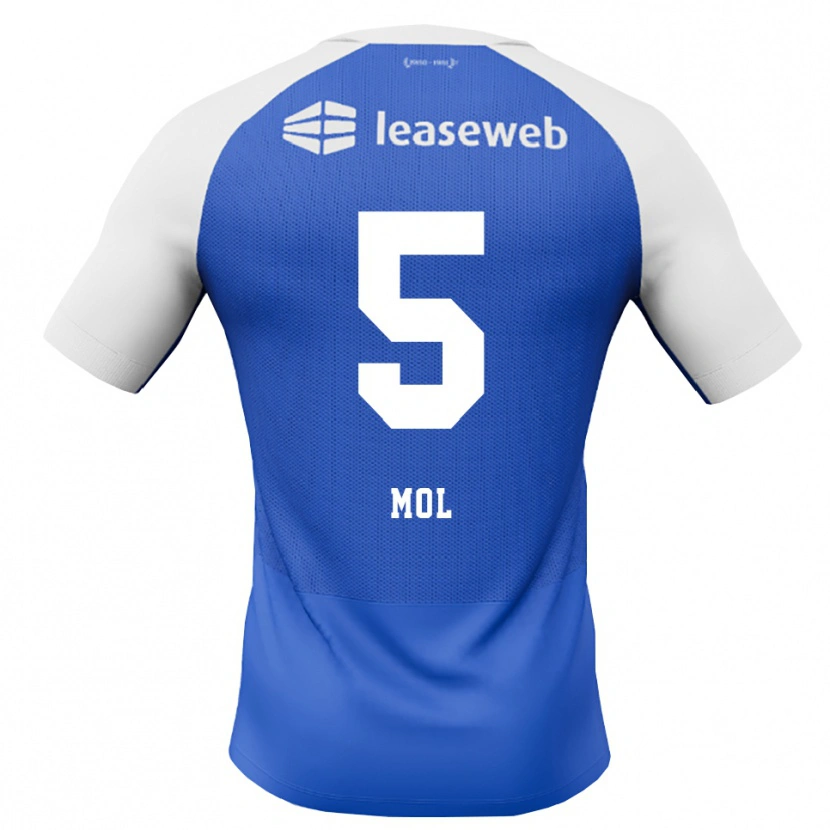 Danxen Kinder Camie Mol #5 Himmelblau Rot Weiß Auswärtstrikot Trikot 2026/27 T-Shirt