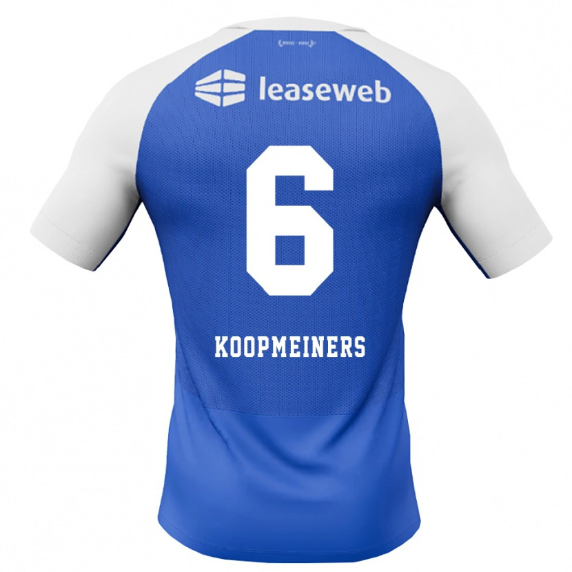 Danxen Kinder Peer Koopmeiners #6 Himmelblau Rot Weiß Auswärtstrikot Trikot 2026/27 T-Shirt