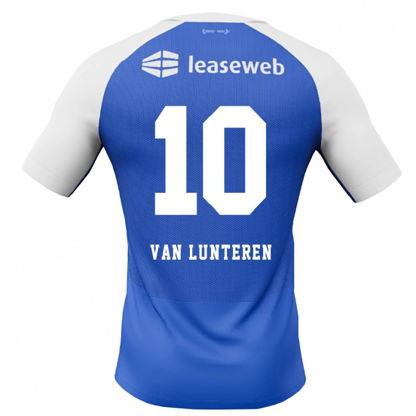 Danxen Kinder Desiree Van Lunteren #10 Himmelblau Rot Weiß Auswärtstrikot Trikot 2026/27 T-Shirt