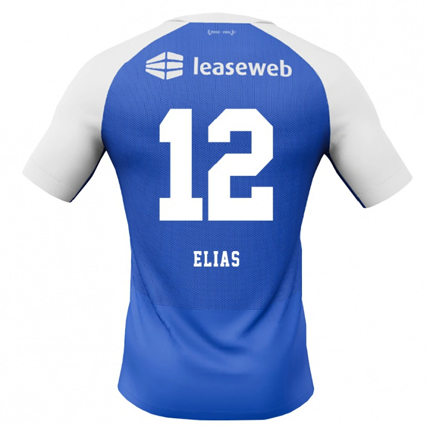Danxen Kinder Janoa Elias #12 Himmelblau Rot Weiß Auswärtstrikot Trikot 2026/27 T-Shirt