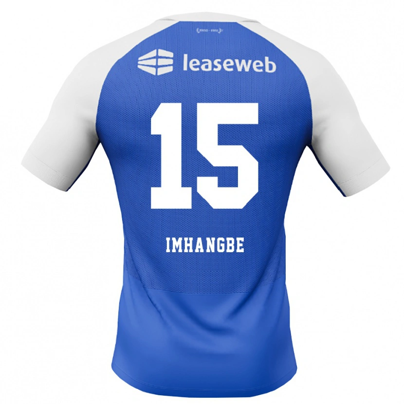 Danxen Kinder Amani Imhangbe #15 Himmelblau Rot Weiß Auswärtstrikot Trikot 2026/27 T-Shirt