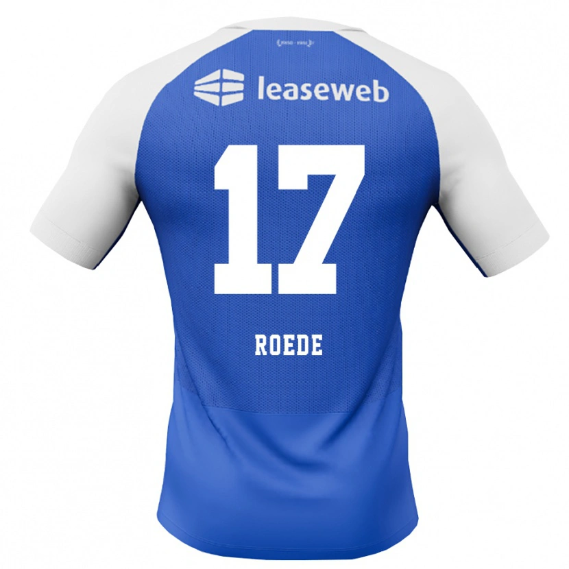Danxen Kinder Melle Roede #17 Himmelblau Rot Weiß Auswärtstrikot Trikot 2026/27 T-Shirt