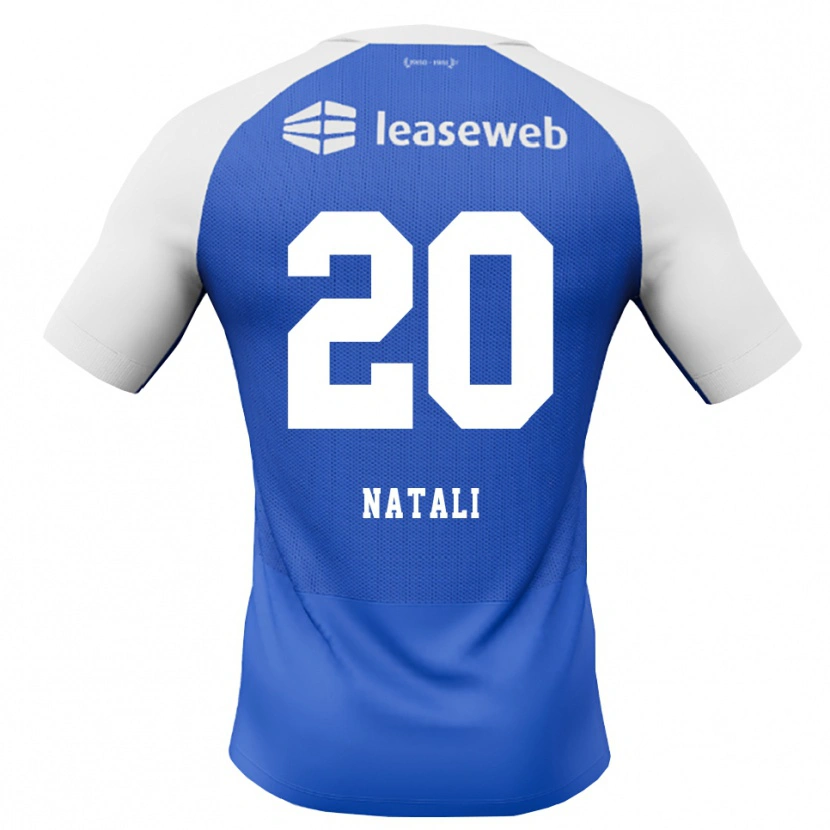 Danxen Kinder Andrea Natali #20 Himmelblau Rot Weiß Auswärtstrikot Trikot 2026/27 T-Shirt