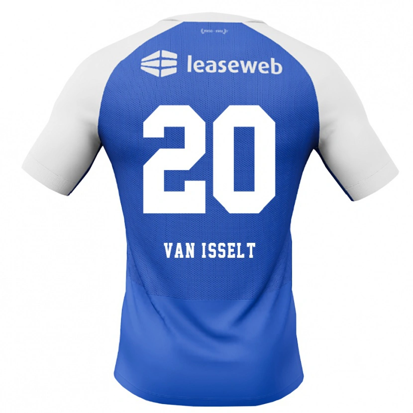 Danxen Kinder Taecke Van Dam Van Isselt #20 Himmelblau Rot Weiß Auswärtstrikot Trikot 2026/27 T-Shirt