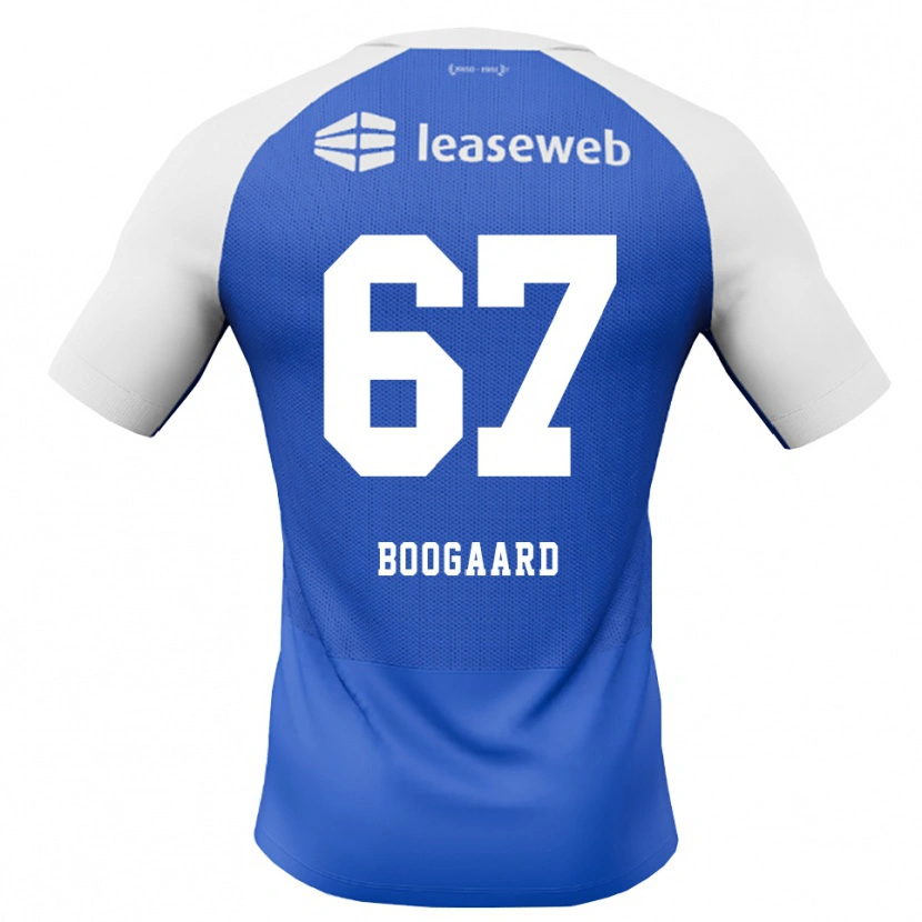 Danxen Kinder Kasper Boogaard #67 Himmelblau Rot Weiß Auswärtstrikot Trikot 2026/27 T-Shirt