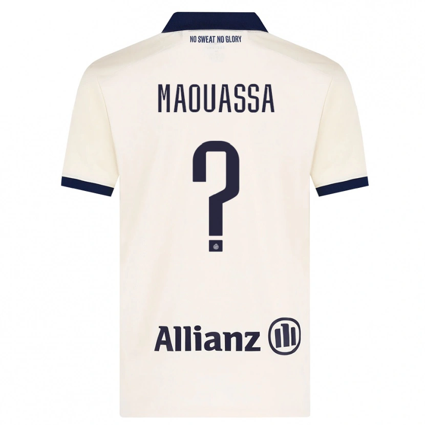 Danxen Kinder Faitout Maouassa #0 Beige Schwarz Auswärtstrikot Trikot 2026/27 T-Shirt
