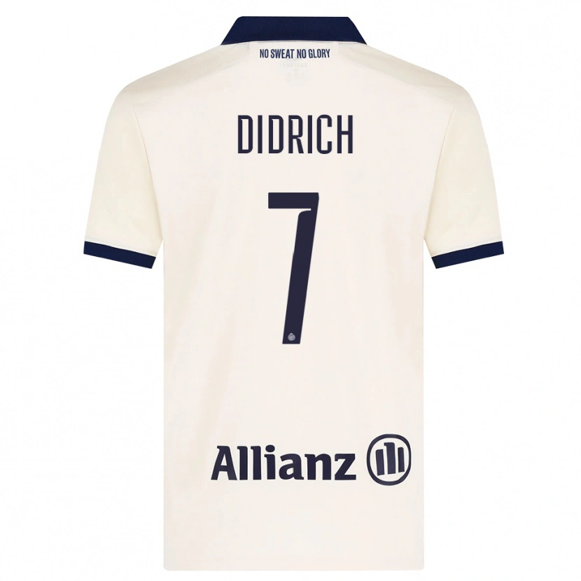 Danxen Kinder Brian Didrich #7 Beige Schwarz Auswärtstrikot Trikot 2026/27 T-Shirt