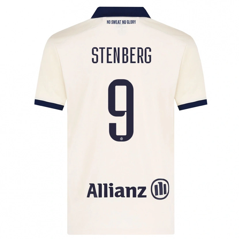 Danxen Kinder Hanna Stenberg #9 Beige Schwarz Auswärtstrikot Trikot 2026/27 T-Shirt