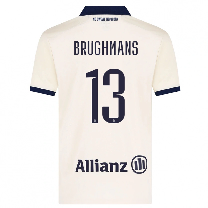 Danxen Kinder Beau Brughmans #13 Beige Schwarz Auswärtstrikot Trikot 2026/27 T-Shirt