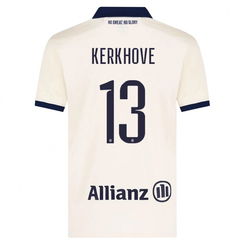 Danxen Kinder Angel Kerkhove #13 Beige Schwarz Auswärtstrikot Trikot 2026/27 T-Shirt