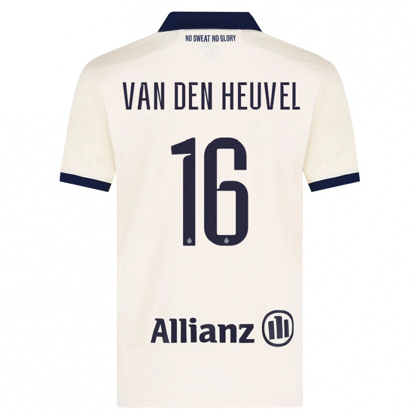 Danxen Kinder Dani Van Den Heuvel #16 Beige Schwarz Auswärtstrikot Trikot 2026/27 T-Shirt