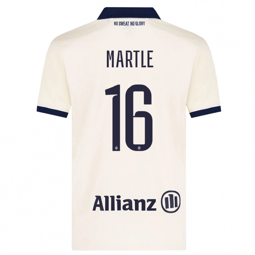 Danxen Kinder Margaux Martlé #16 Beige Schwarz Auswärtstrikot Trikot 2026/27 T-Shirt