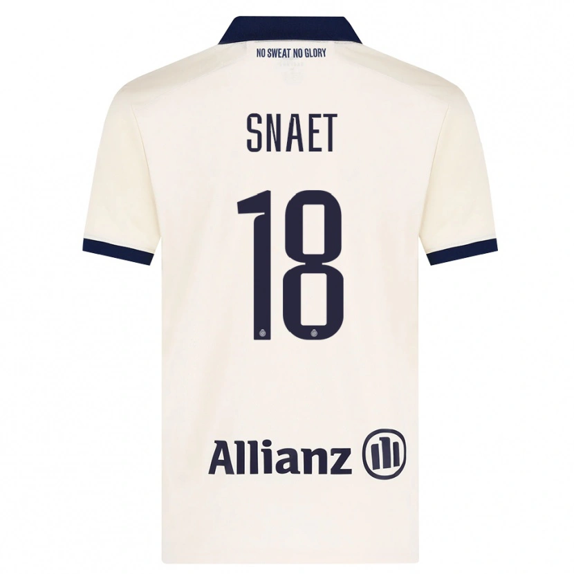 Danxen Kinder Bas Snaet #18 Beige Schwarz Auswärtstrikot Trikot 2026/27 T-Shirt
