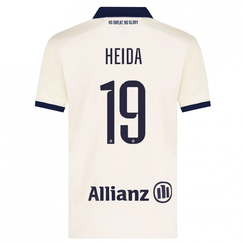 Danxen Kinder Jade Heida #19 Beige Schwarz Auswärtstrikot Trikot 2026/27 T-Shirt